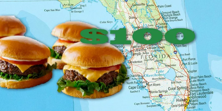 $100 Hamburgers in Florida