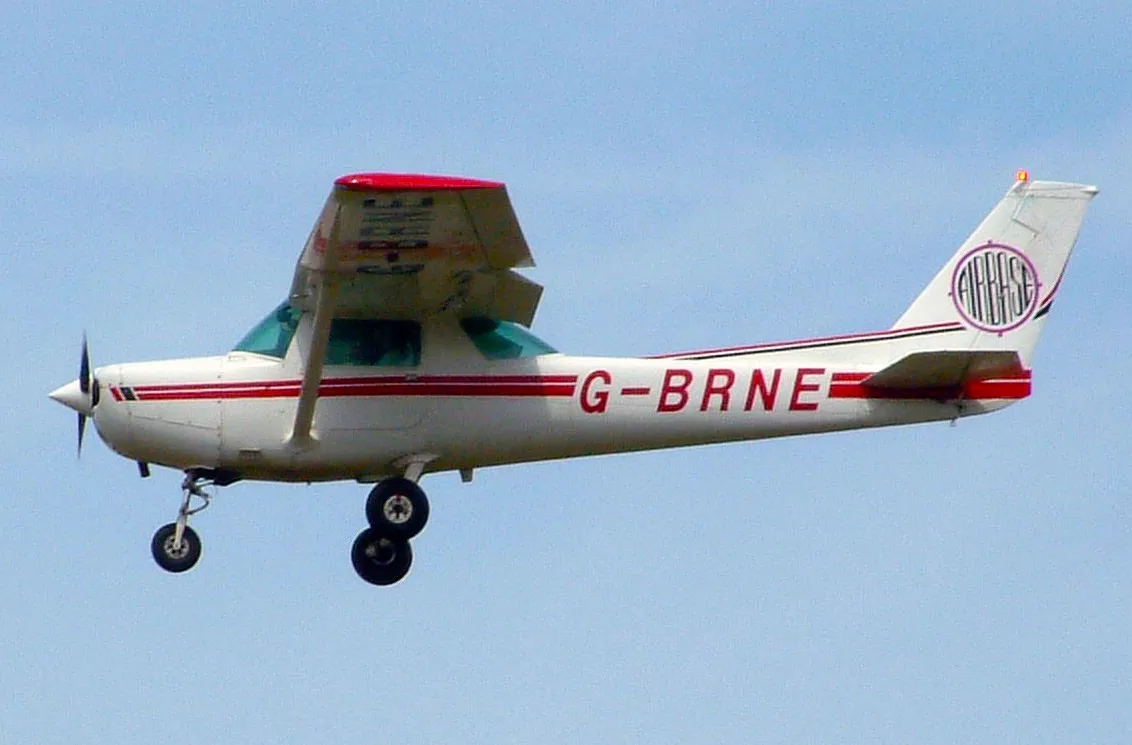 Logo Title Text 1 British registered Cessna 152 two person trainer