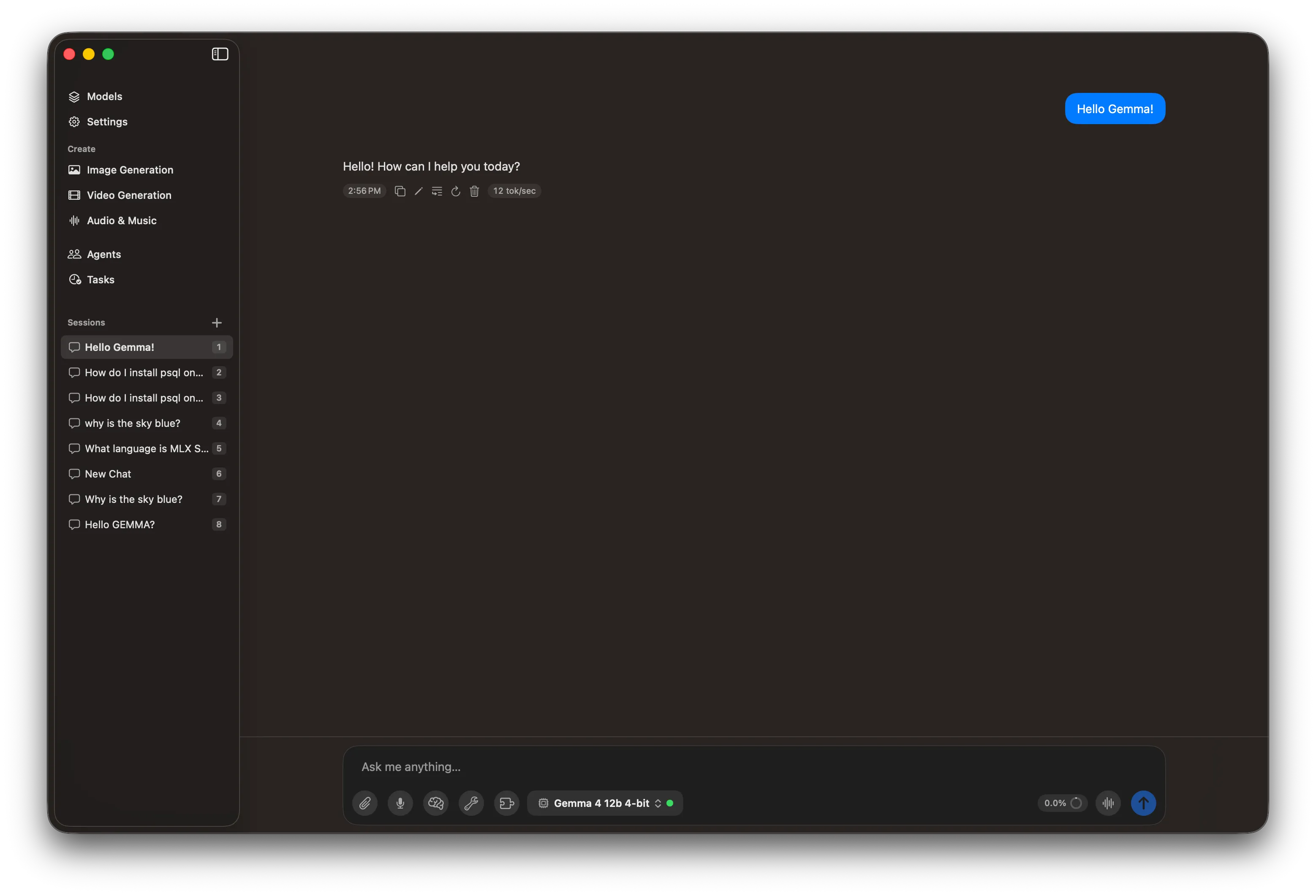 MLX-Serve Front end