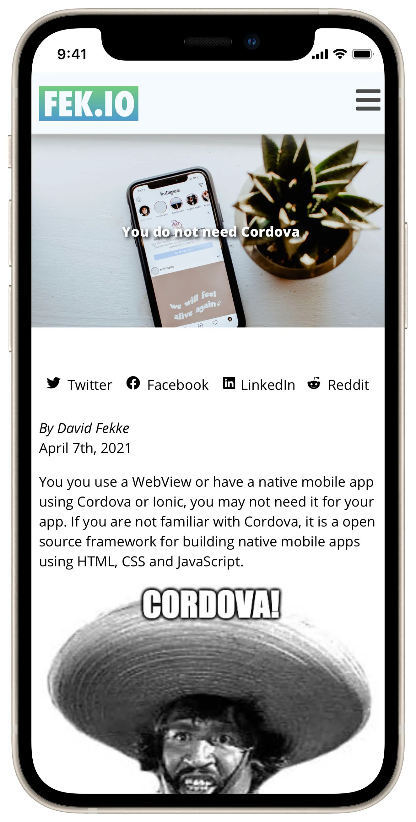 “Example app with a WKWebView