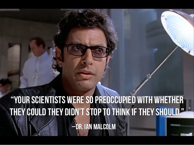 Dr. Ian Malcolm, Jurasic Park